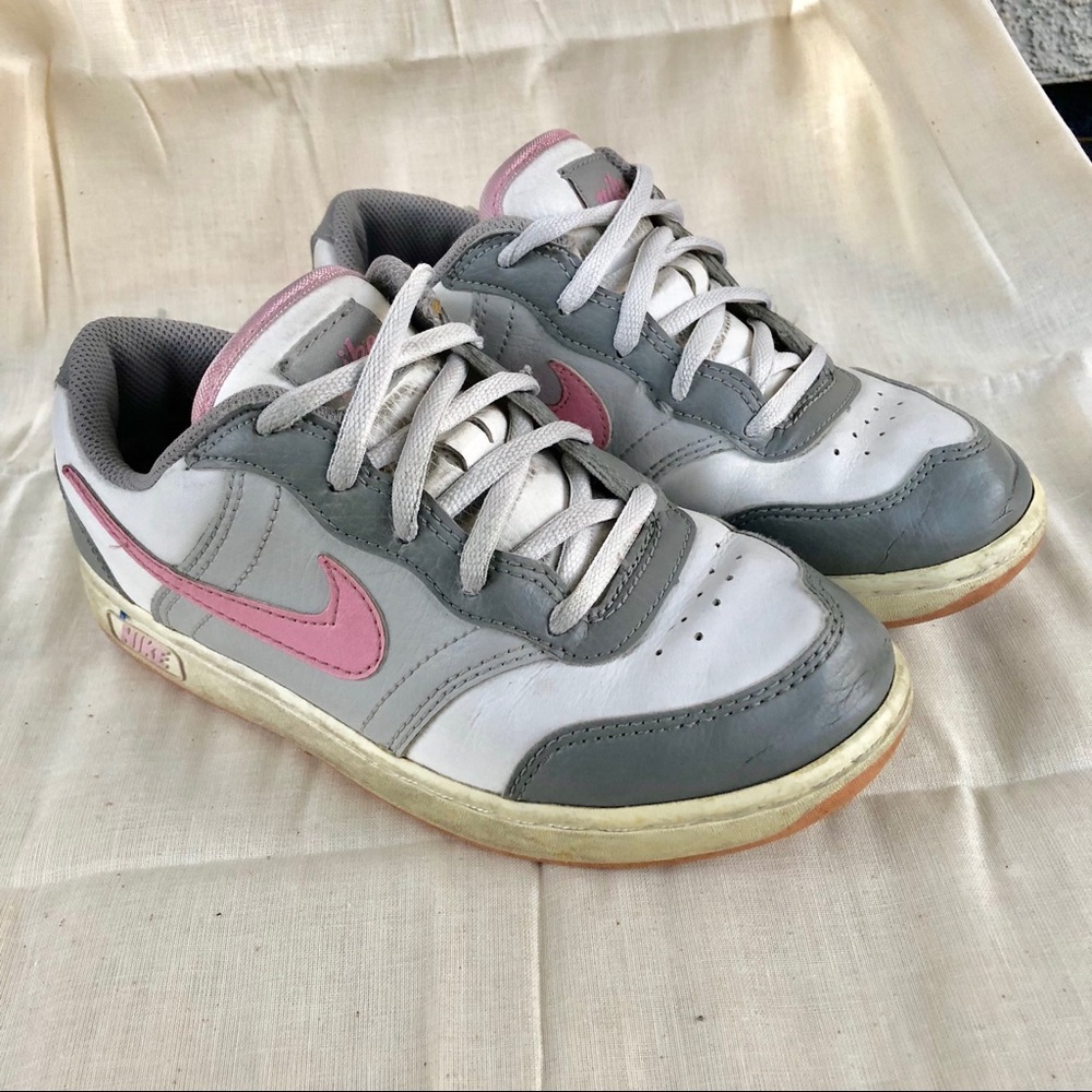 NIKE White/Grey/Pink Classic Dunks